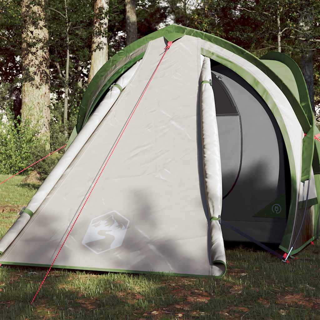 vidaXL Camping Tent Dome 2-Person Green Waterproof - 42417