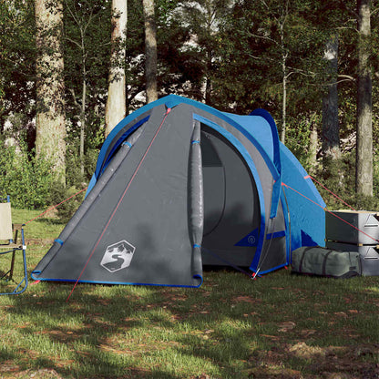 vidaXL Camping Tent Dome 2-Person Blue Waterproof - 42426