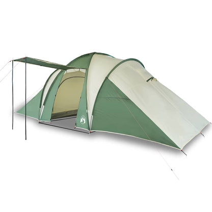 vidaXL Family Tent Dome 6-Person Green Waterproof - 42438