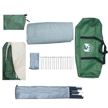 vidaXL Family Tent Dome 6-Person Green Waterproof - 42438