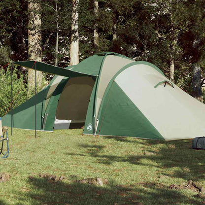 vidaXL Family Tent Dome 6-Person Green Waterproof - 42438