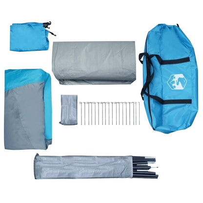 vidaXL Family Tent Dome 6-Person Blue Waterproof - 42441