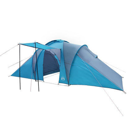 vidaXL Family Tent Dome 6-Person Blue Waterproof - 42441