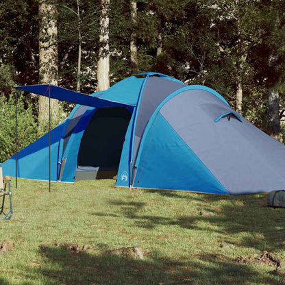 vidaXL Family Tent Dome 6-Person Blue Waterproof - 42441