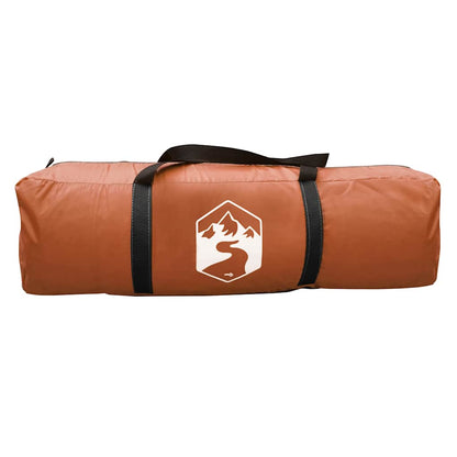 vidaXL Family Tent Dome 6-Person Grey and Orange Waterproof - 42454