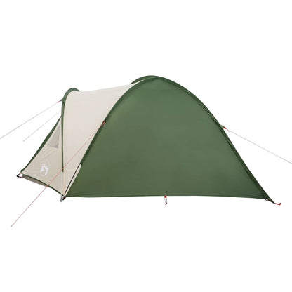 vidaXL Camping Tent Dome 4-Person Green Waterproof - 42492