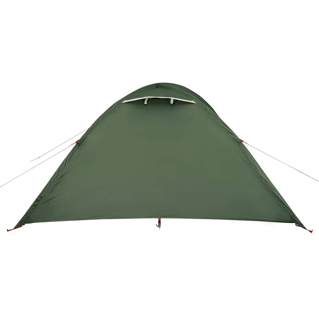 vidaXL Camping Tent Dome 4-Person Green Waterproof - 42492