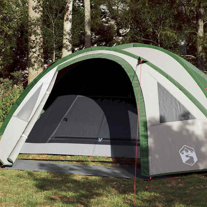 vidaXL Camping Tent Dome 4-Person Green Waterproof - 42492