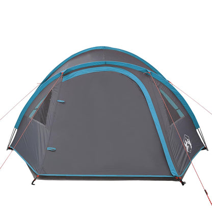 vidaXL Camping Tent Dome 4-Person Blue Waterproof - 42501