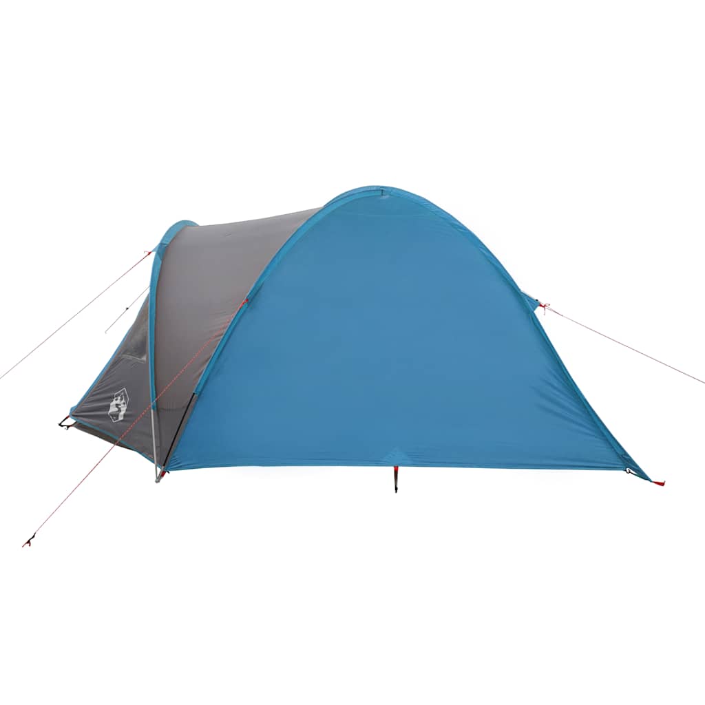 vidaXL Camping Tent Dome 4-Person Blue Waterproof - 42501
