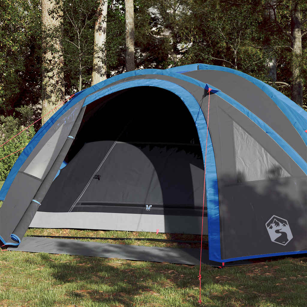 vidaXL Camping Tent Dome 4-Person Blue Waterproof - 42501