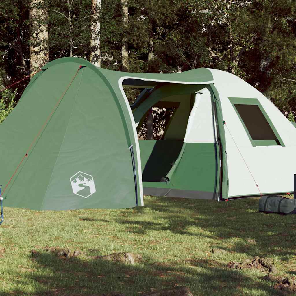 vidaXL Family Tent Dome 6-Person Green Waterproof - 42519