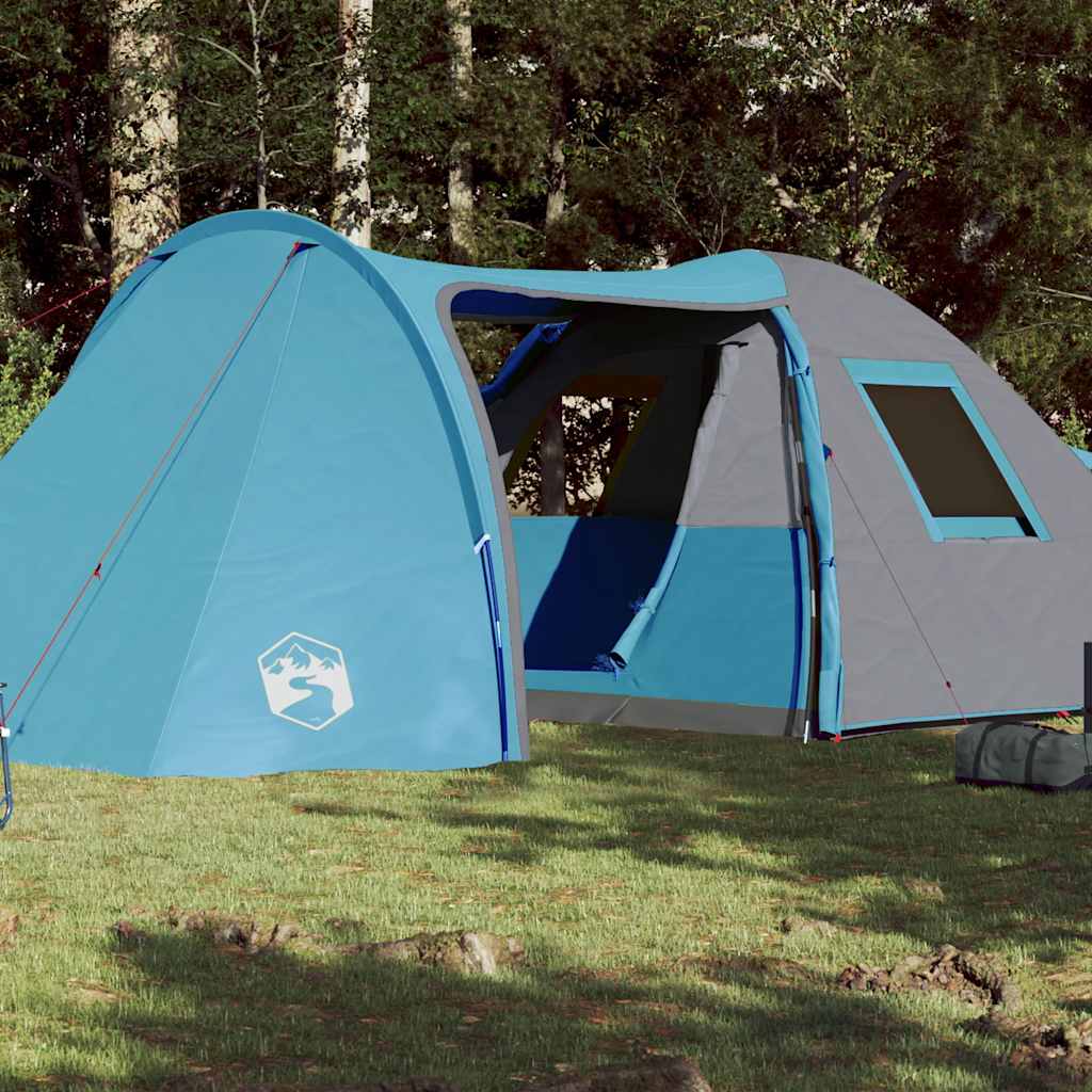 vidaXL Family Tent Dome 6-Person Blue Waterproof - 42520