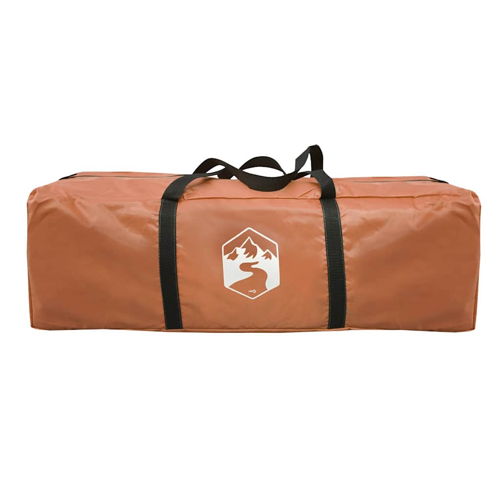 vidaXL Family Tent Dome 6-Person Orange Waterproof