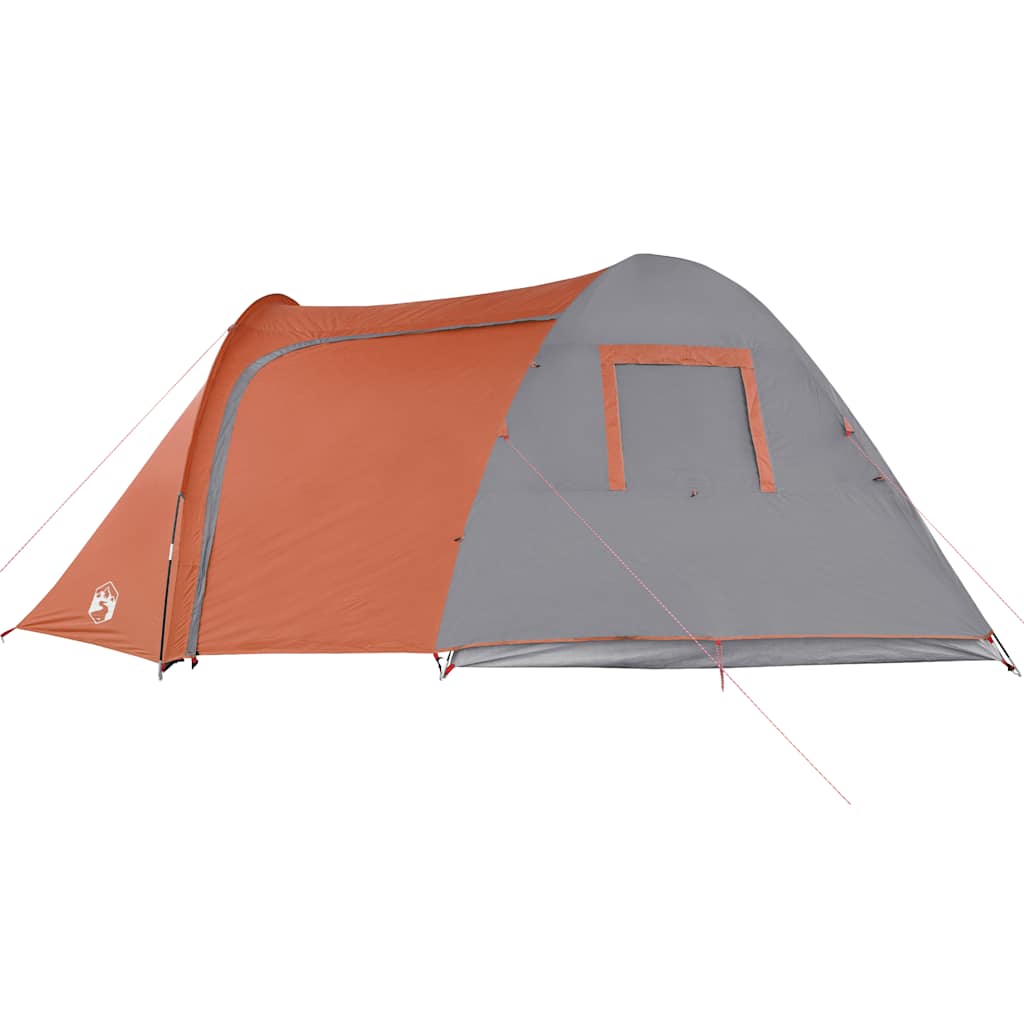 vidaXL Family Tent Dome 6-Person Orange Waterproof