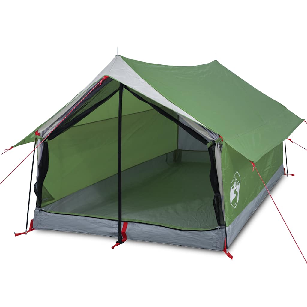 vidaXL Camping Tent 2-Person Green Waterproof - 42539