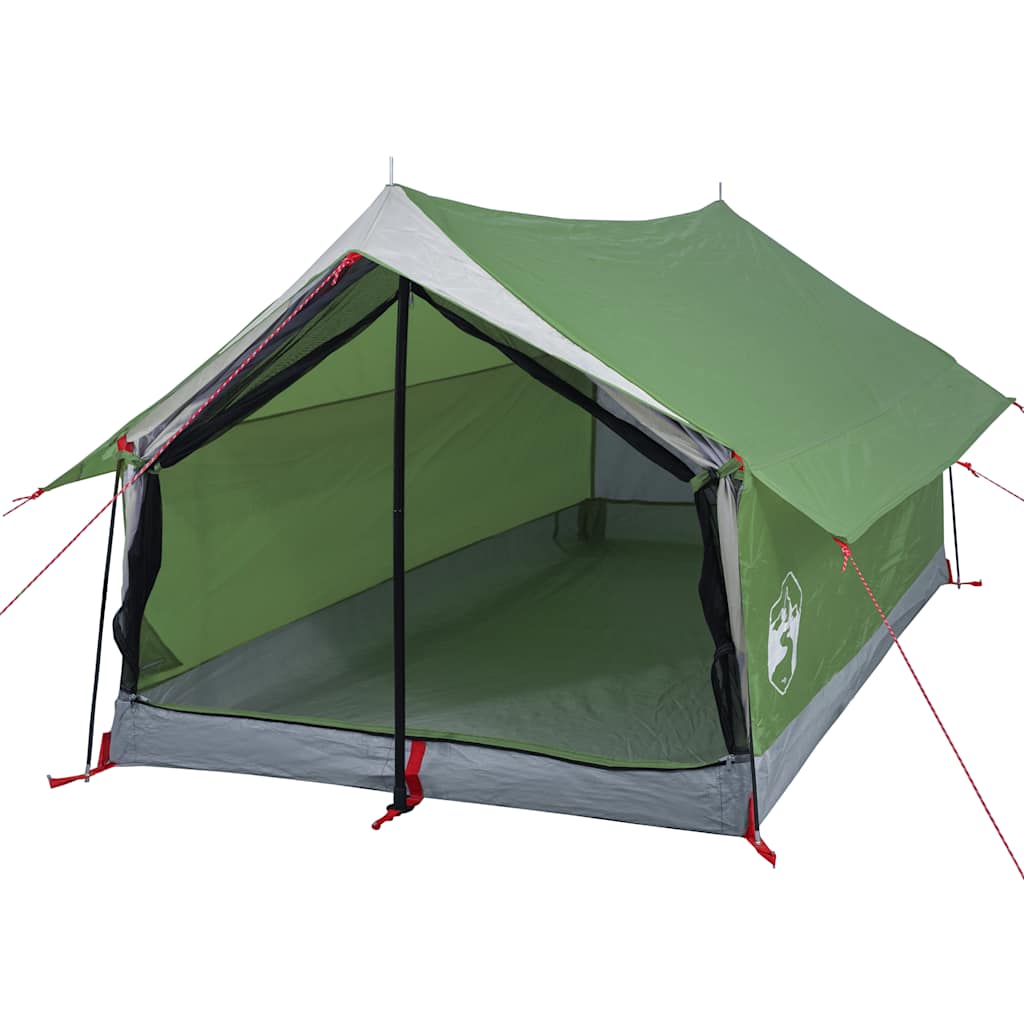 vidaXL Camping Tent 2-Person Green Waterproof - 42539