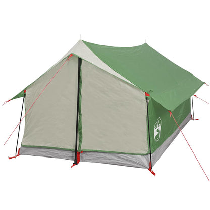 vidaXL Camping Tent 2-Person Green Waterproof - 42539