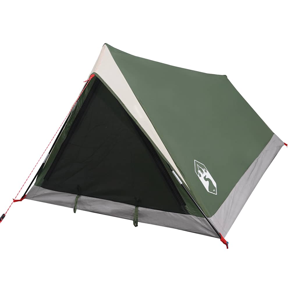 vidaXL Camping Tent 2-Person Green Waterproof - 42557