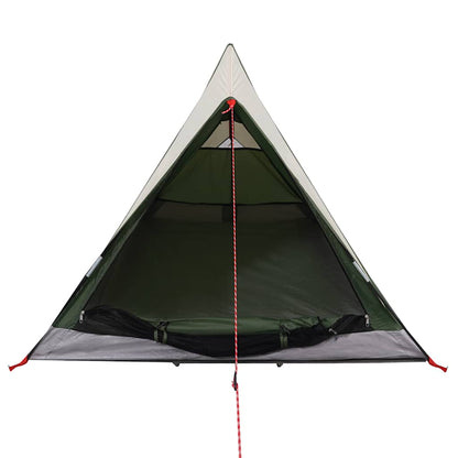 vidaXL Camping Tent 2-Person Green Waterproof - 42557