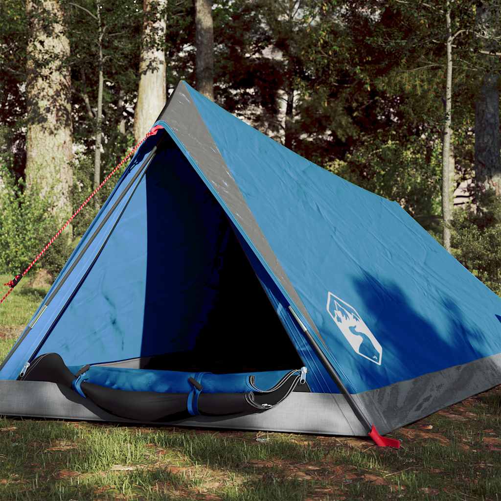 vidaXL Camping Tent 2-Person Blue Waterproof - 42559