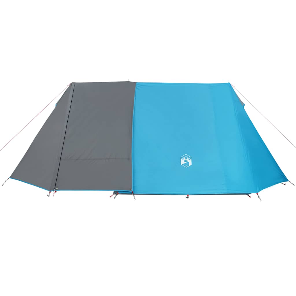 vidaXL Camping Tent 3-Person Blue Waterproof