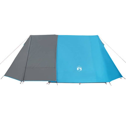 vidaXL Camping Tent 3-Person Blue Waterproof