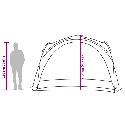 vidaXL Party Tent Green Waterproof