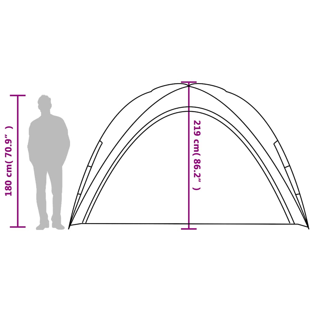 vidaXL Party Tent Blue Waterproof - 42596