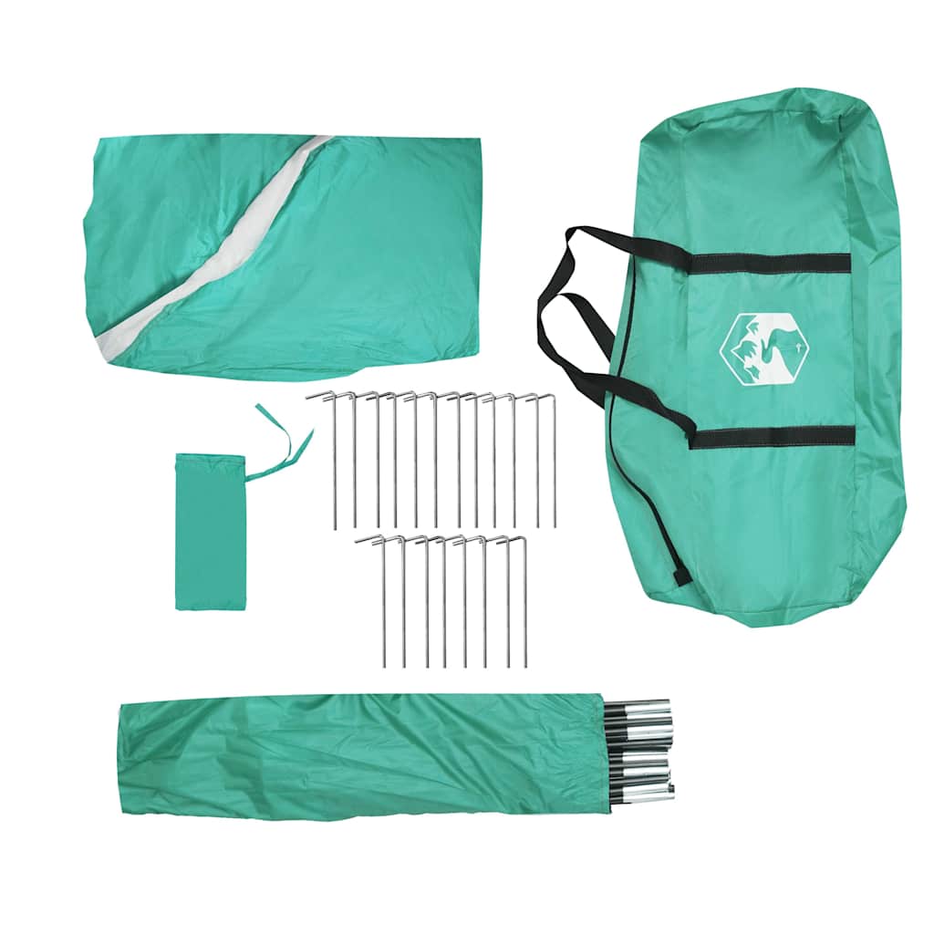 vidaXL Party Tent Green Waterproof - 42609