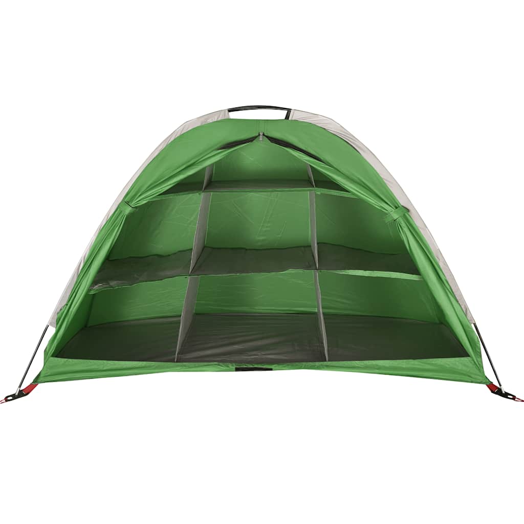 vidaXL Storage Tent 9 Compartments Green Waterproof