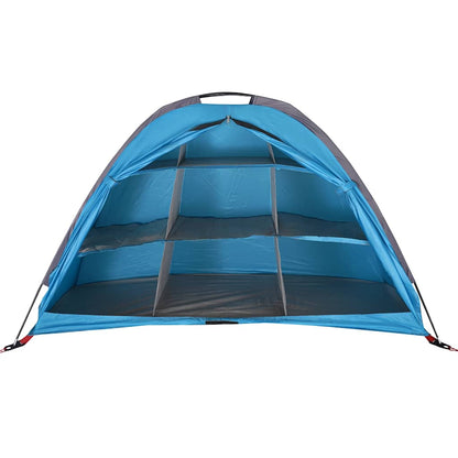 vidaXL Storage Tent 9 Compartments Blue Waterproof