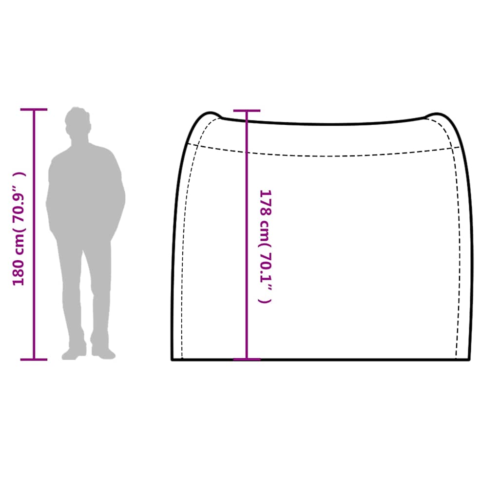 vidaXL Storage Tent Green Waterproof