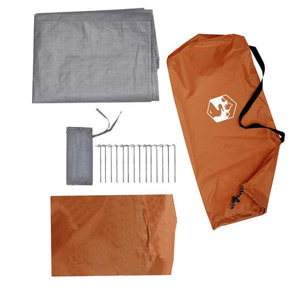 vidaXL Hanging Tent Tipi 1-Person Orange Waterproof