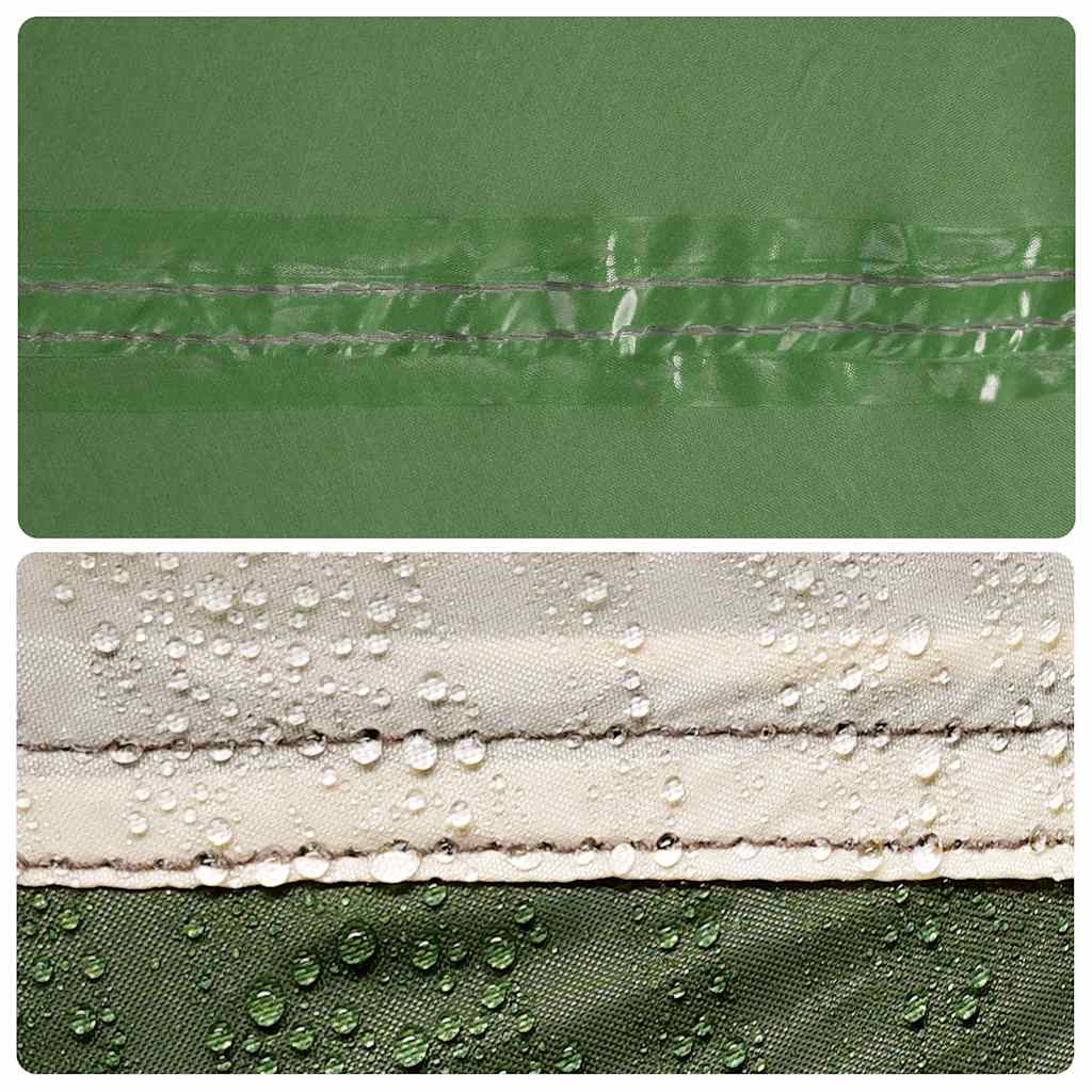 vidaXL Camping Tent Tunnel 4-Person Green Waterproof - 42711