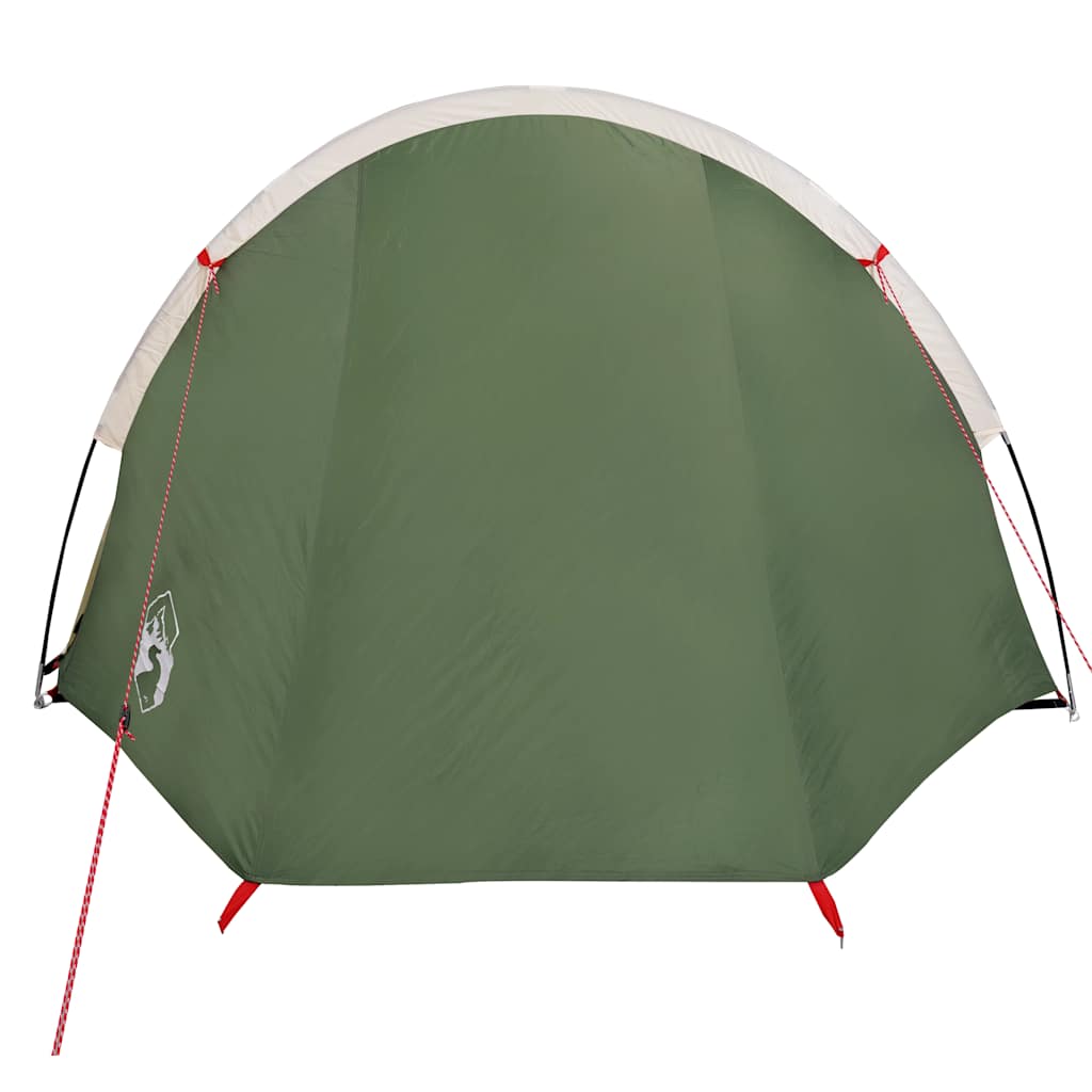vidaXL Camping Tent Tunnel 4-Person Green Waterproof - 42711