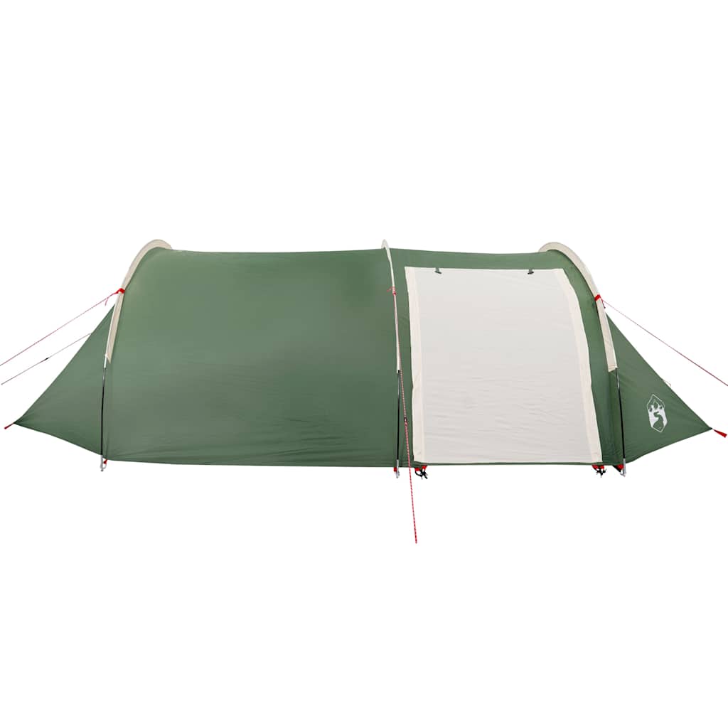 vidaXL Camping Tent Tunnel 4-Person Green Waterproof - 42711