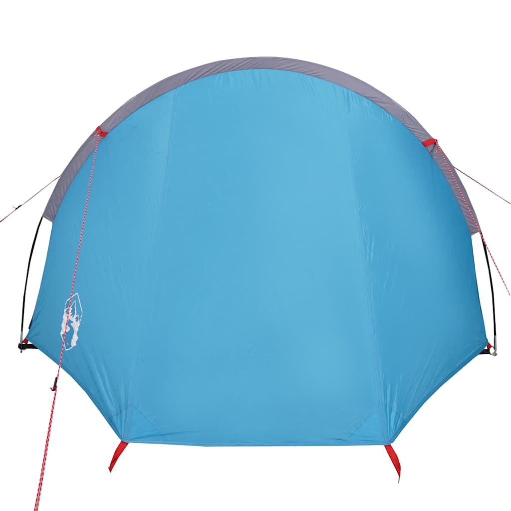 vidaXL Camping Tent Tunnel 4-Person Blue Waterproof - 42714