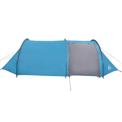 vidaXL Camping Tent Tunnel 4-Person Blue Waterproof - 42714