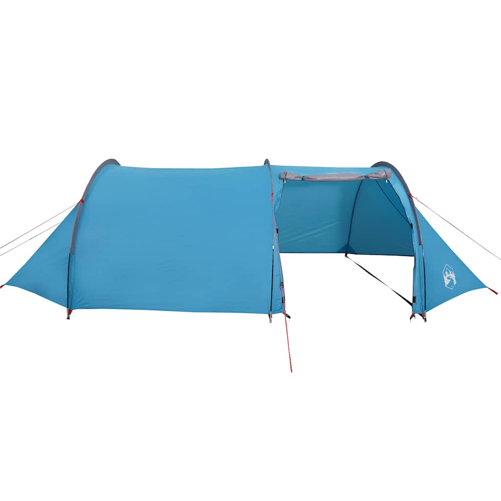 vidaXL Camping Tent Tunnel 4-Person Blue Waterproof - 42714