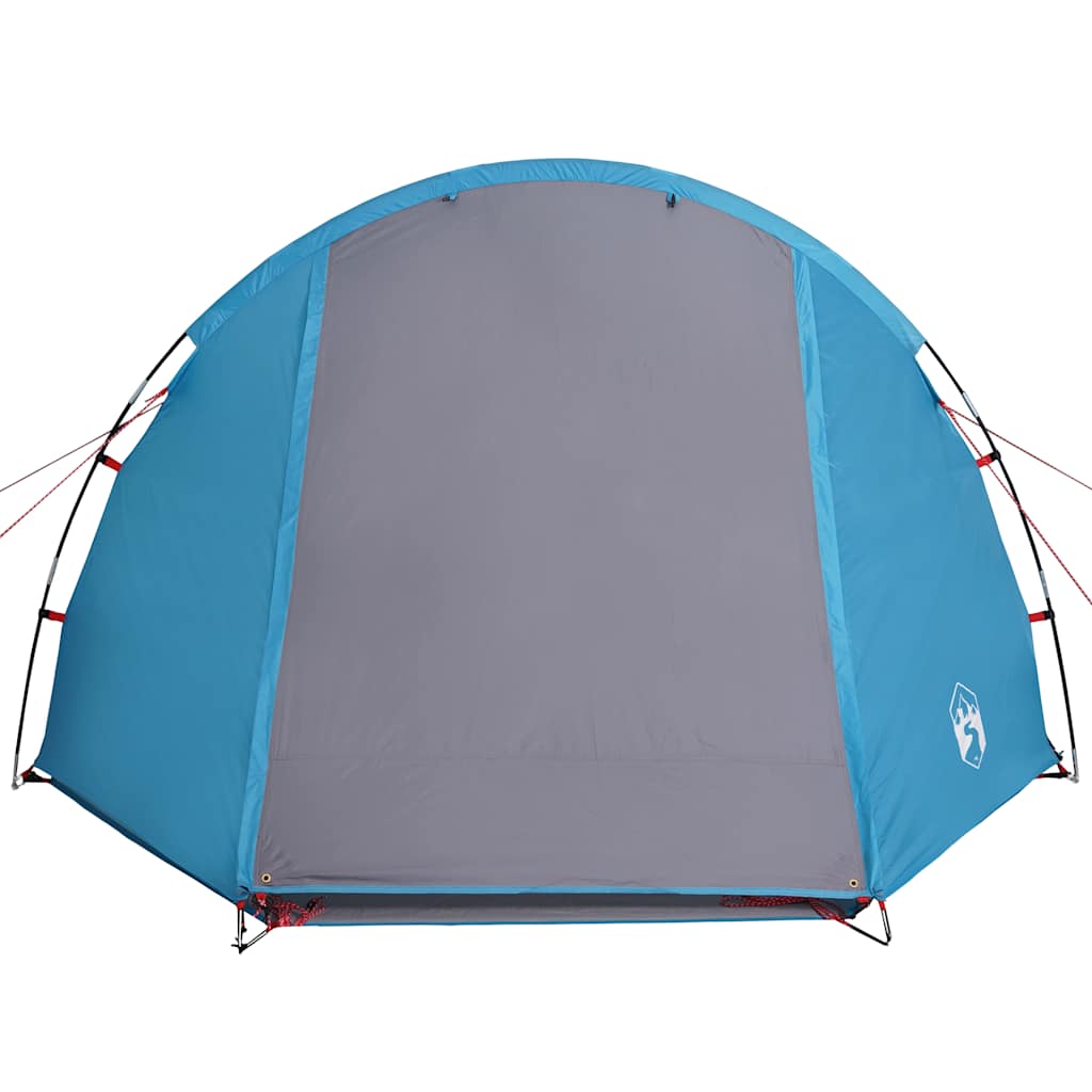 vidaXL Camping Tent Tunnel 4-Person Blue Waterproof - 42716