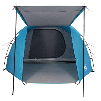 vidaXL Camping Tent Tunnel 4-Person Blue Waterproof - 42716