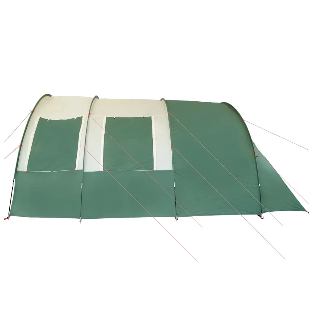 vidaXL Camping Tent Tunnel 4-Person Green Waterproof - 42730