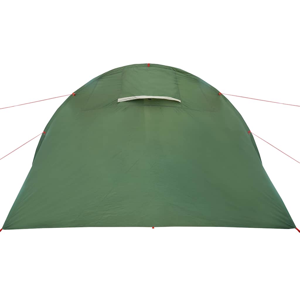 vidaXL Camping Tent Tunnel 4-Person Green Waterproof - 42730