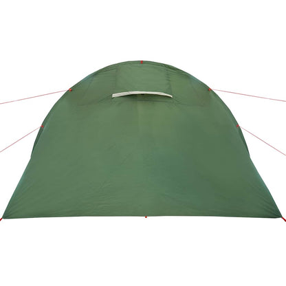 vidaXL Camping Tent Tunnel 4-Person Green Waterproof - 42730