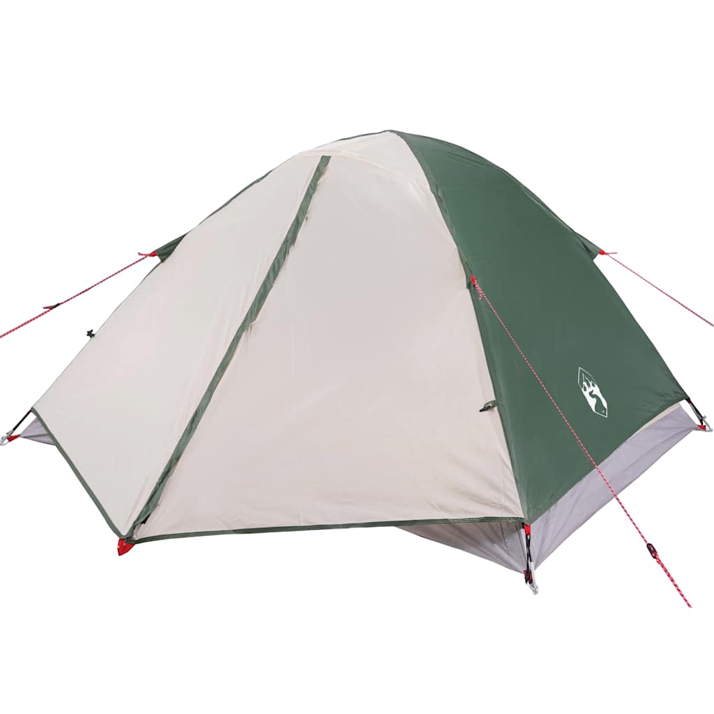 vidaXL Camping Tent Dome 3-Person Green Waterproof - 42773