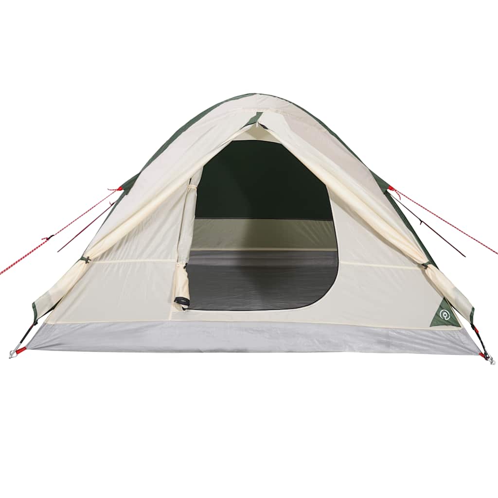 vidaXL Camping Tent Dome 3-Person Green Waterproof - 42773