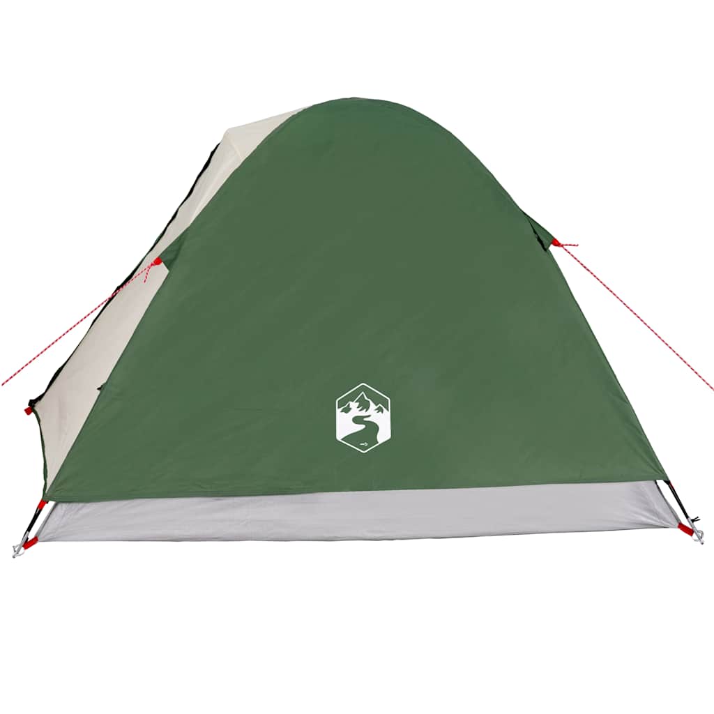 vidaXL Camping Tent Dome 3-Person Green Waterproof - 42773