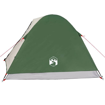 vidaXL Camping Tent Dome 3-Person Green Waterproof - 42773
