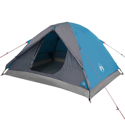 vidaXL Camping Tent Dome 3-Person Blue Waterproof - 42774